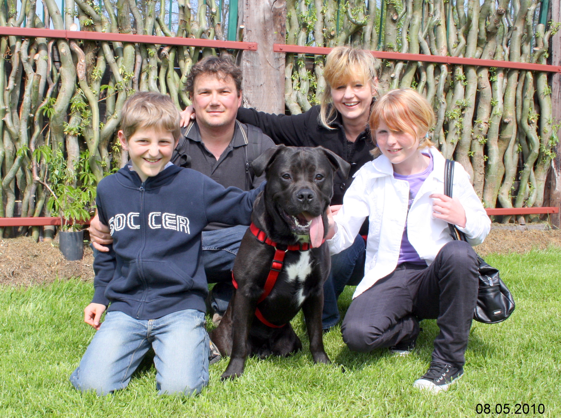 Blacky mit Familie